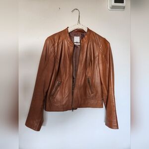 Halogen Leather Coat size S